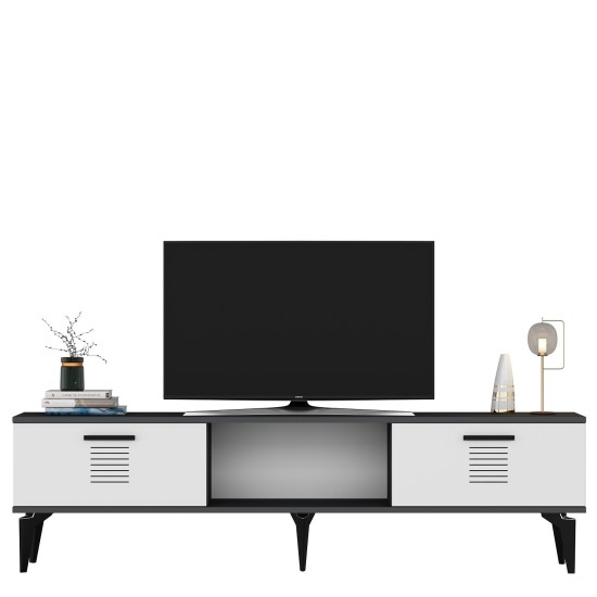 TV Stand Asimo - Anthracite, White Anthracite
White TV Stand Asimo - Anthracite, White Anthracite
White