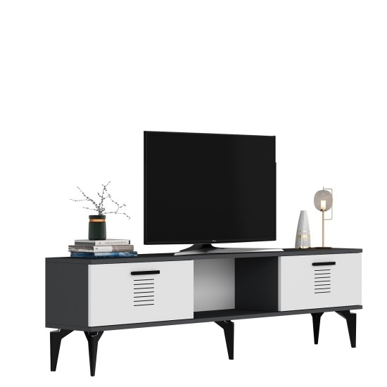 TV Stand Asimo - Anthracite, White Anthracite
White TV Stand Asimo - Anthracite, White Anthracite
White