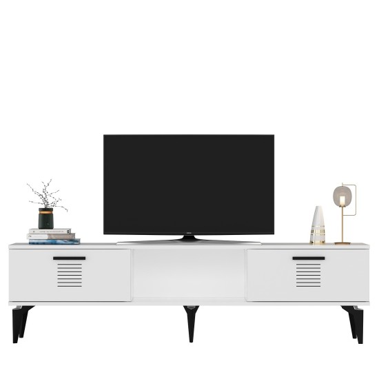 TV Stand Asimo - White White TV Stand Asimo - White White