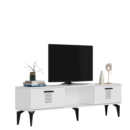 TV Stand Asimo - White White TV Stand Asimo - White White