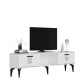 TV Stand Asimo - White White TV Stand Asimo - White White