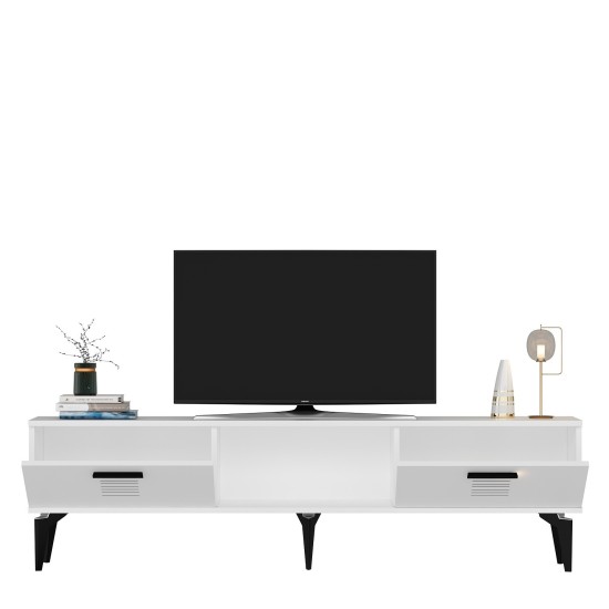 TV Stand Asimo - White White TV Stand Asimo - White White