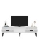 TV Stand Asimo - White White TV Stand Asimo - White White