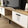 TV Stand Asimo - Sapphire Oak, White Sapphire Oak
White