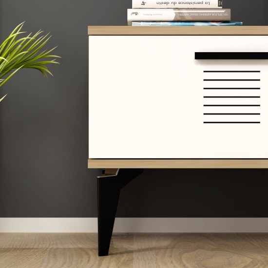 TV Stand Asimo - Sapphire Oak, White Sapphire Oak
White TV Stand Asimo - Sapphire Oak, White Sapphire Oak
White
