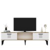 TV Stand Asimo - Sapphire Oak, White Sapphire Oak
White