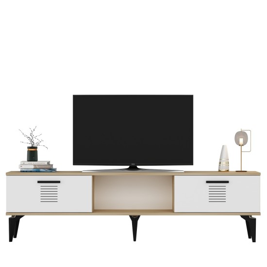 TV Stand Asimo - Sapphire Oak, White Sapphire Oak
White TV Stand Asimo - Sapphire Oak, White Sapphire Oak
White