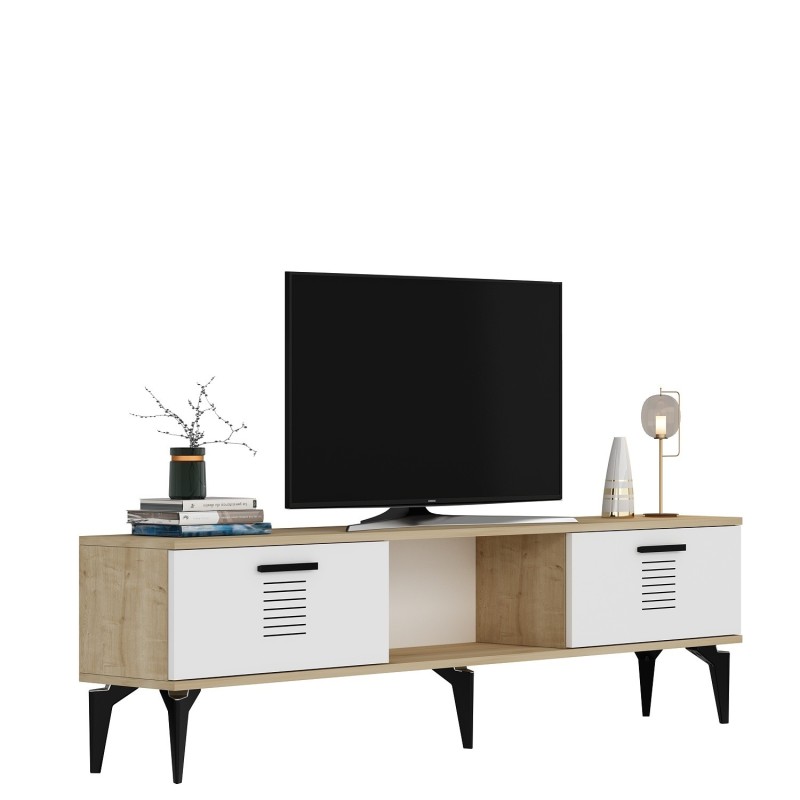 TV Stand Asimo - Sapphire Oak, White Sapphire Oak
White