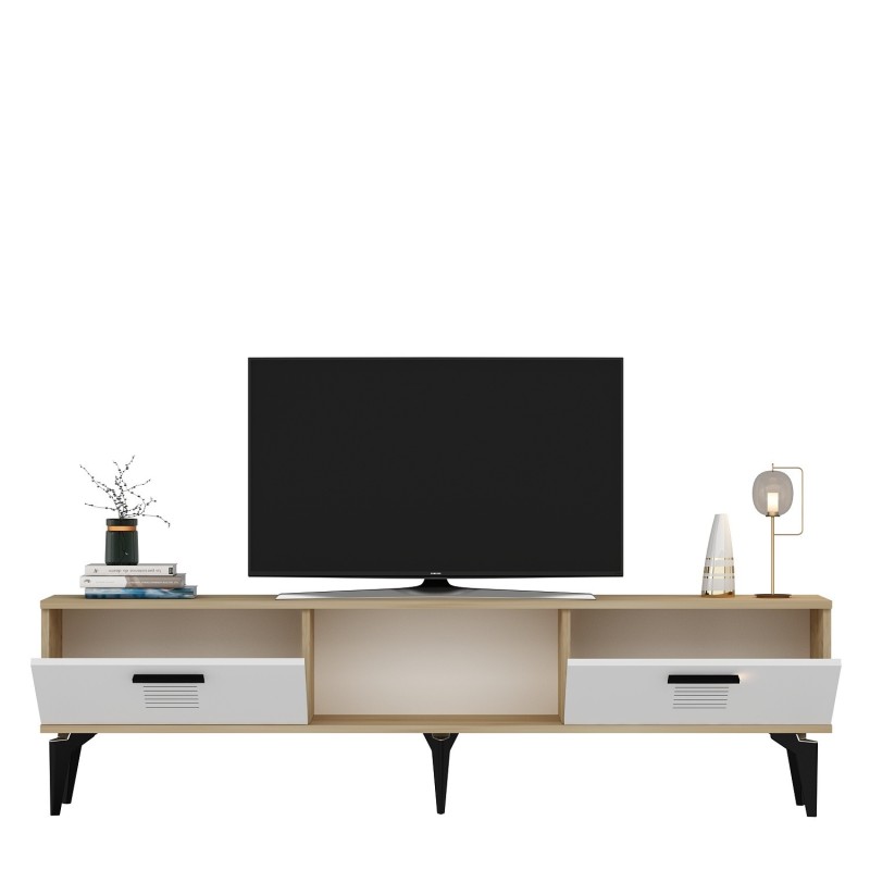 TV Stand Asimo - Sapphire Oak, White Sapphire Oak
White