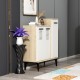 Shoe Cabinet Asimo - Sapphire Oak, White Sapphire Oak
White