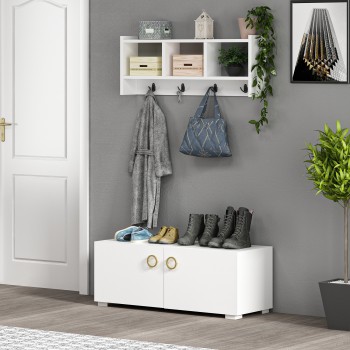 Coat Hanger Star - White White