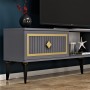 TV Stand Nil - Anthracite, Gold Anthracite
Gold