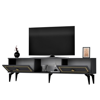 TV Stand Nil - Anthracite, Gold Anthracite
Gold