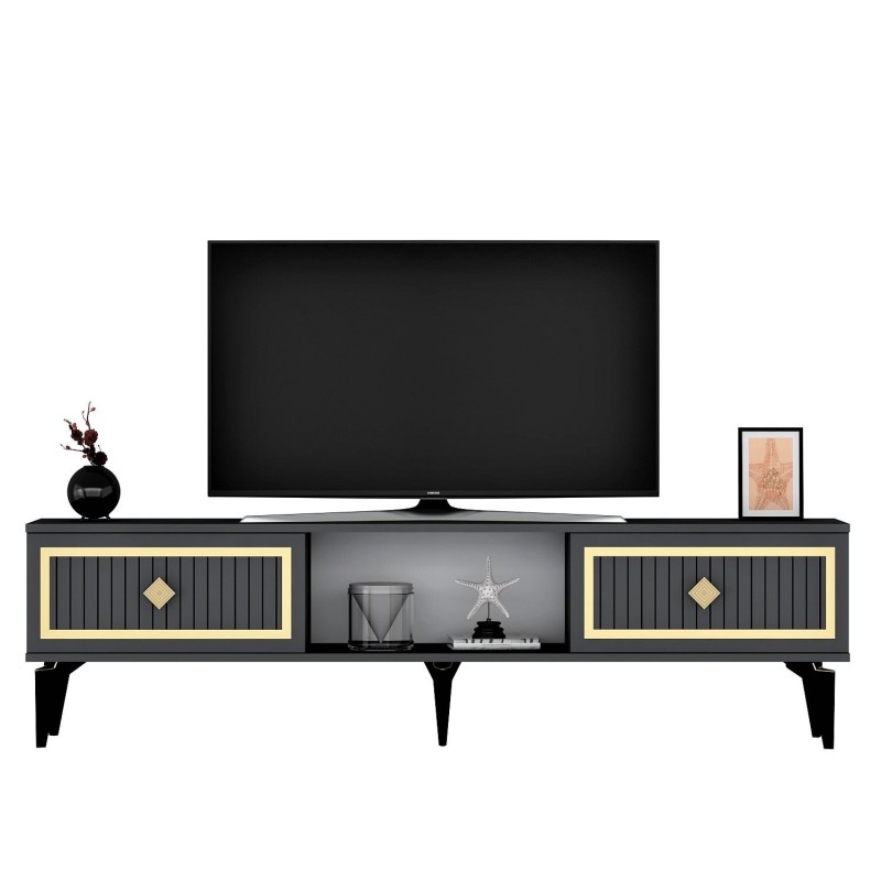 TV Stand Nil - Anthracite, Gold Anthracite
Gold