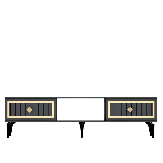 TV Stand Nil - Anthracite, Gold Anthracite
Gold