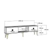 TV Stand Nil - Anthracite, Gold Anthracite
Gold
