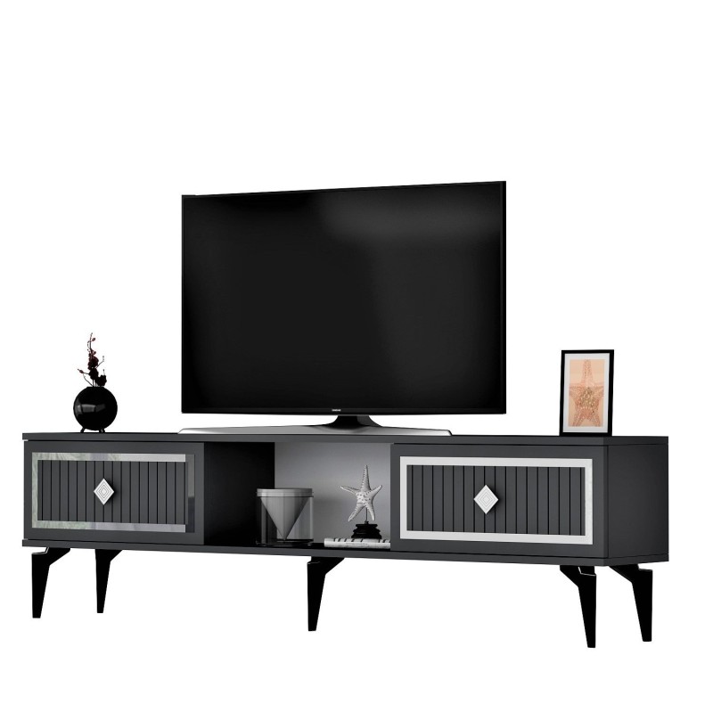 TV Stand Nil - Anthracite, Silver Anthracite
Silver
