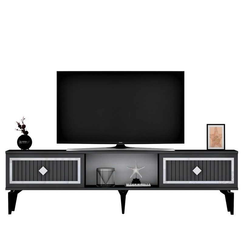 TV Stand Nil - Anthracite, Silver Anthracite
Silver