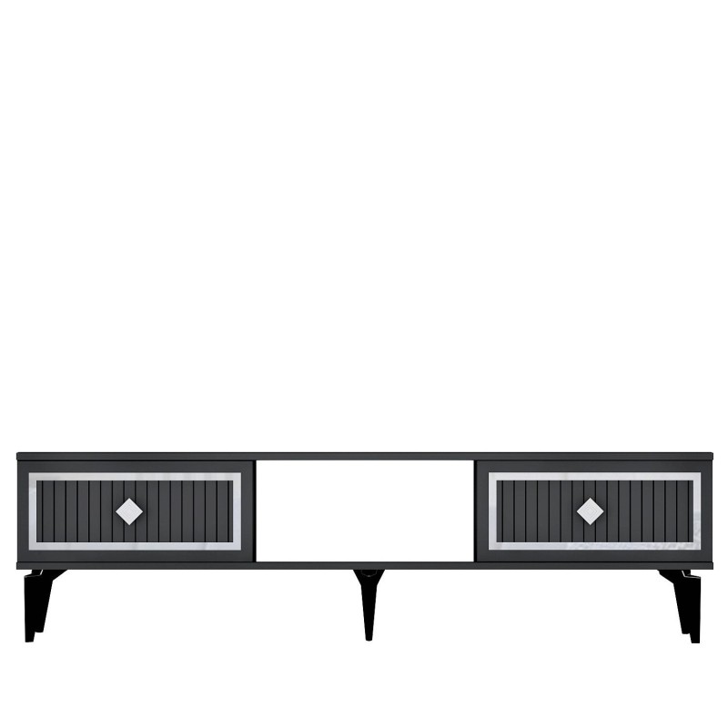 TV Stand Nil - Anthracite, Silver Anthracite
Silver