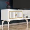 TV Stand Nil - White, Gold White
Gold