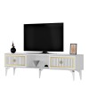 TV Stand Nil - White, Gold White
Gold
