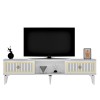 TV Stand Nil - White, Gold White
Gold