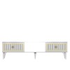 TV Stand Nil - White, Gold White
Gold