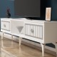 TV Stand Nil - White, Silver White
Silver TV Stand Nil - White, Silver White
Silver