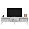 TV Stand Nil - White, Silver White
Silver