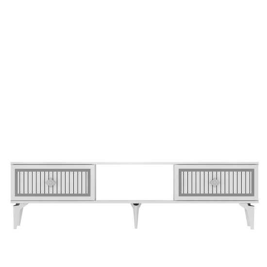TV Stand Nil - White, Silver White
Silver TV Stand Nil - White, Silver White
Silver
