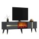 TV Stand Vania Fireplace - Anthracite, Gold Anthracite
Gold TV Stand Vania Fireplace - Anthracite, Gold Anthracite
Gold