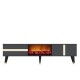 TV Stand Vania Fireplace - Anthracite, Gold Anthracite
Gold TV Stand Vania Fireplace - Anthracite, Gold Anthracite
Gold
