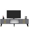 TV Stand Asel - Anthracite, Gold Anthracite
Gold