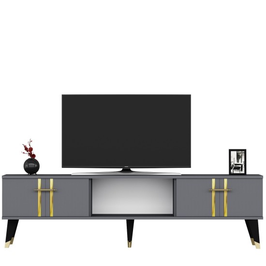 TV Stand Asel - Anthracite, Gold Anthracite
Gold TV Stand Asel - Anthracite, Gold Anthracite
Gold