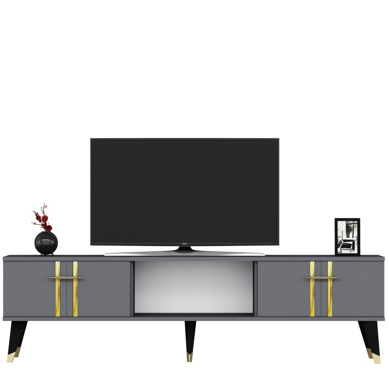 TV Stand Asel - Anthracite, Gold Anthracite
Gold