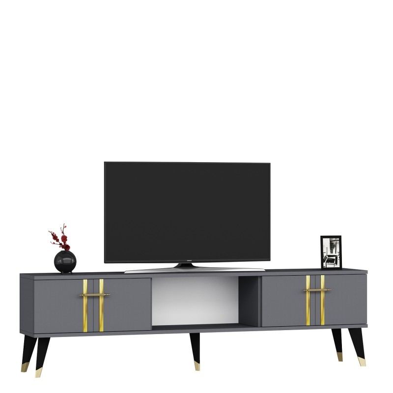 TV Stand Asel - Anthracite, Gold Anthracite
Gold