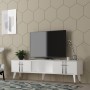 TV Stand Asel - White, Silver White
Silver