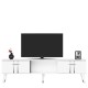 TV Stand Asel - White, Silver White
Silver