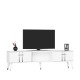 TV Stand Asel - White, Silver White
Silver