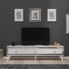 TV Stand Ponny - White, Silver White
Silver