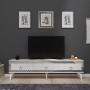 TV Stand Ponny - White, Silver White
Silver