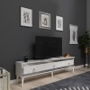 TV Stand Ponny - White, Silver White
Silver