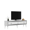 TV Stand Ponny - White, Silver White
Silver