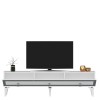 TV Stand Ponny - White, Silver White
Silver