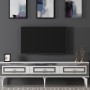 TV Stand Karya - White, Silver White
Silver