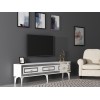 TV Stand Karya - White, Silver White
Silver