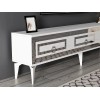 TV Stand Karya - White, Silver White
Silver