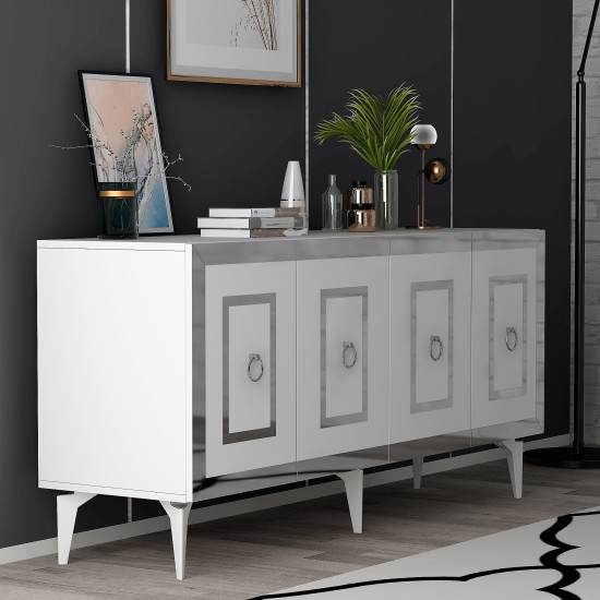 Console Karya - White, Silver White
Silver Console Karya - White, Silver White
Silver