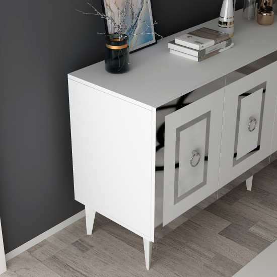 Console Karya - White, Silver White
Silver Console Karya - White, Silver White
Silver