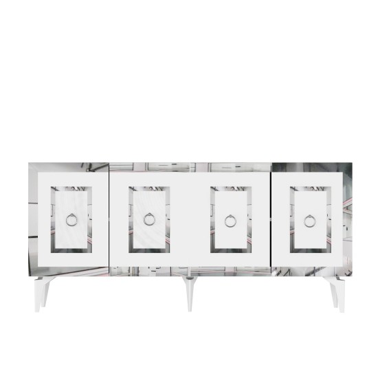 Console Karya - White, Silver White
Silver Console Karya - White, Silver White
Silver